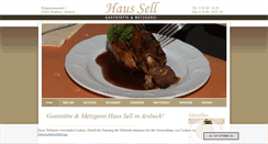 Desktop Screenshot of haus-sell.de